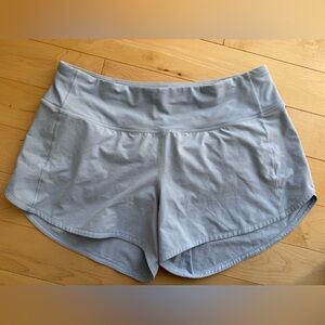 Lululemon Speed Up Short- Light Blue